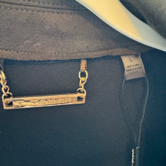 T Tahari Brown Faux Suede Jacket (new) - Picture 2 of 9